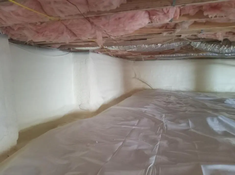 Crawl space encapsulation with closed-cell spray foam for Roof Maintenance in Chestnut Ridge